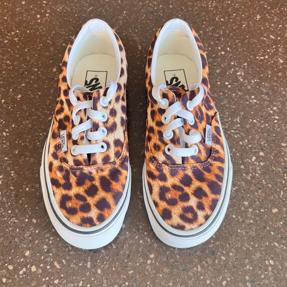 Vans Leopard Print Era Shoes Sneakers Brand New in Box Size Womens 5